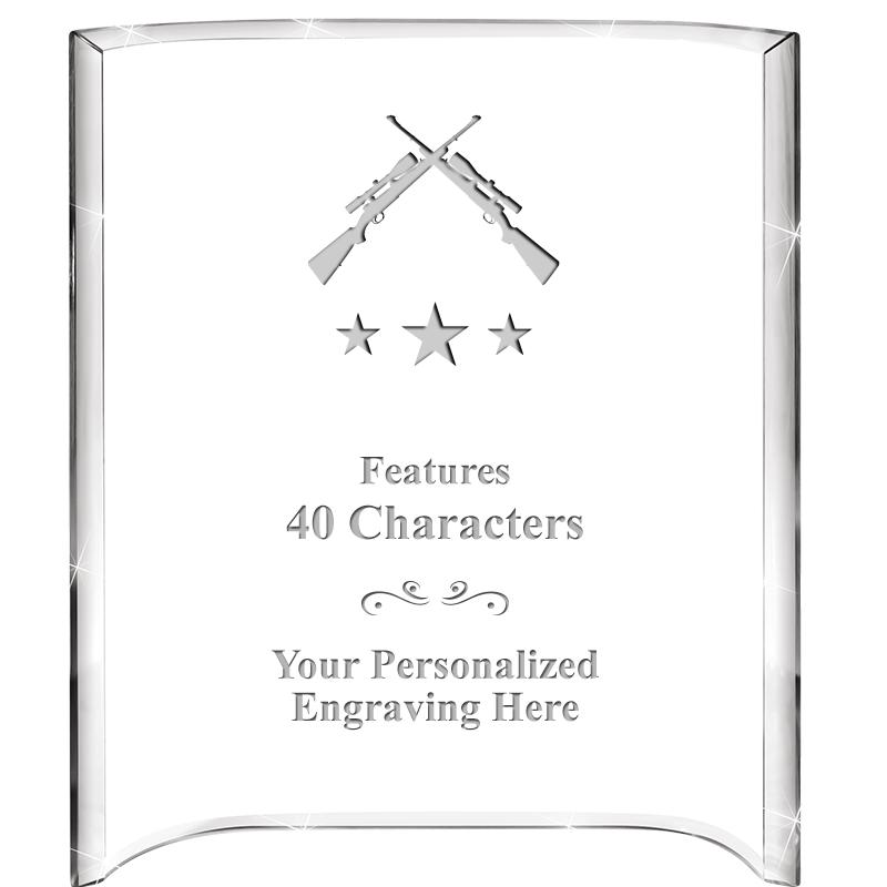 5"X 7" VERTICAL CURVA ACRYLIC