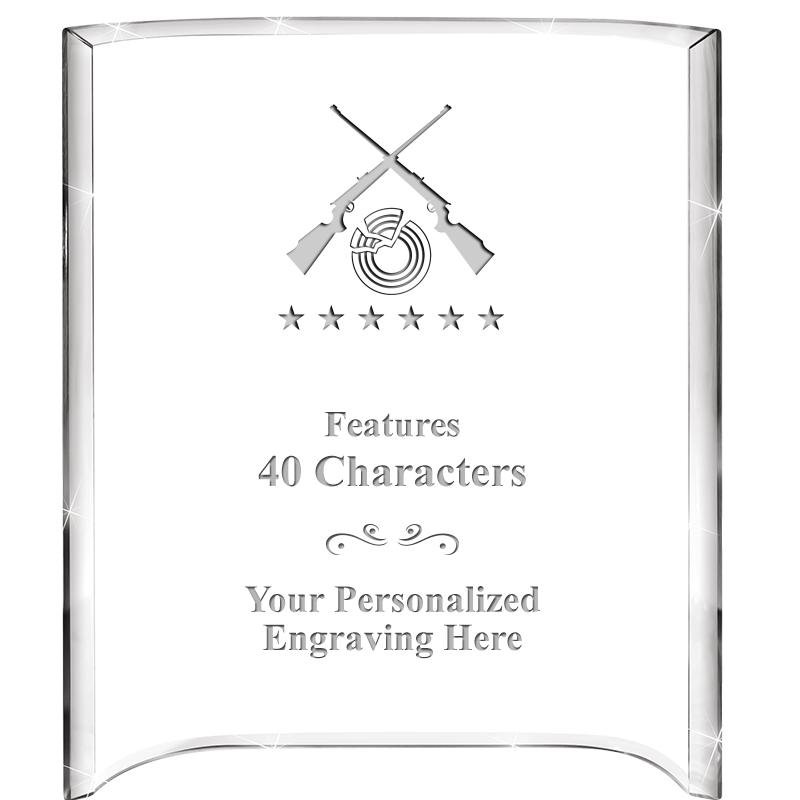 5"X 7" VERTICAL CURVA ACRYLIC