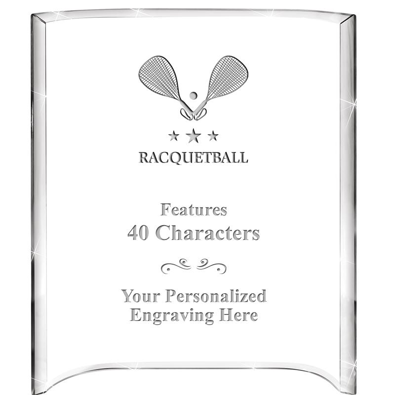 5"X 7" VERTICAL CURVA ACRYLIC