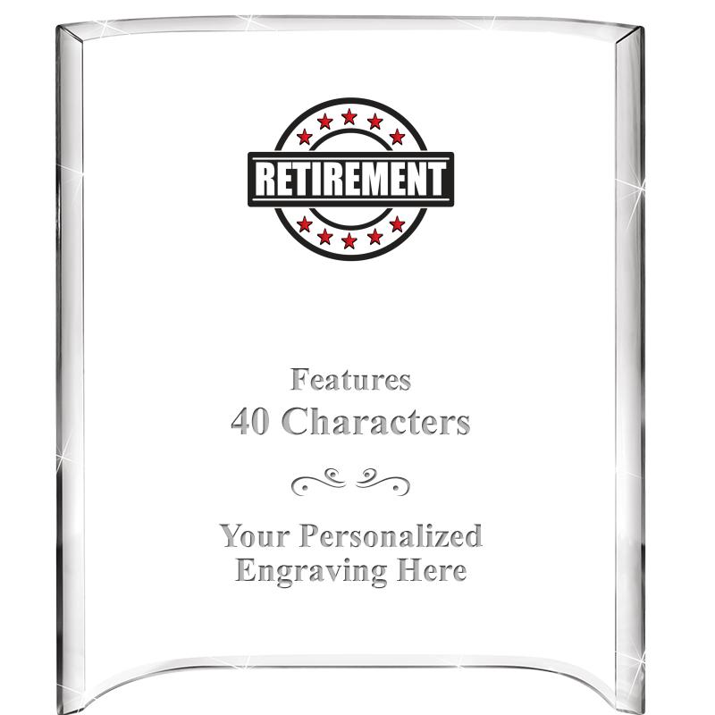 5"X 7" VERTICAL CURVA ACRYLIC