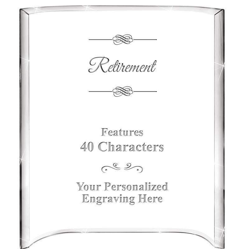 5"X 7" VERTICAL CURVA ACRYLIC