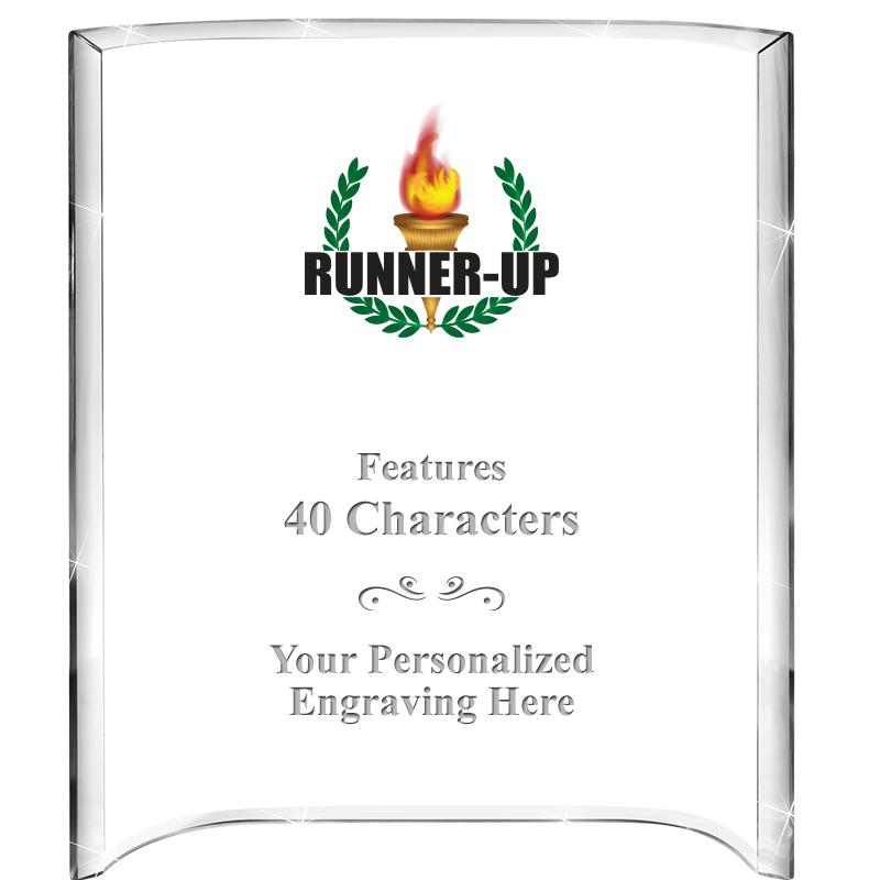 5"X 7" VERTICAL CURVA ACRYLIC