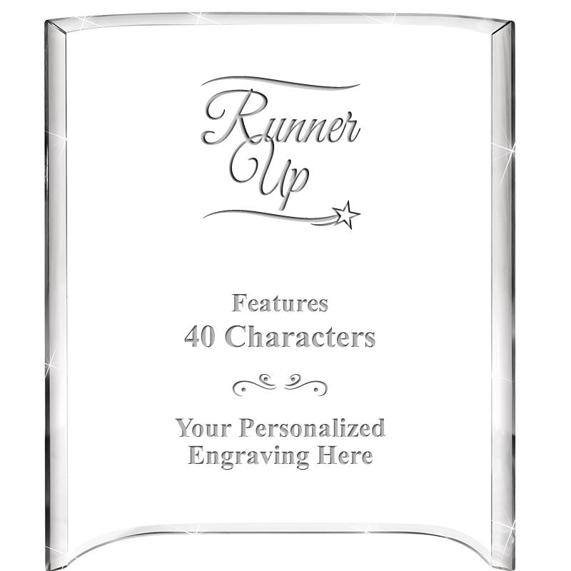 5"X 7" VERTICAL CURVA ACRYLIC