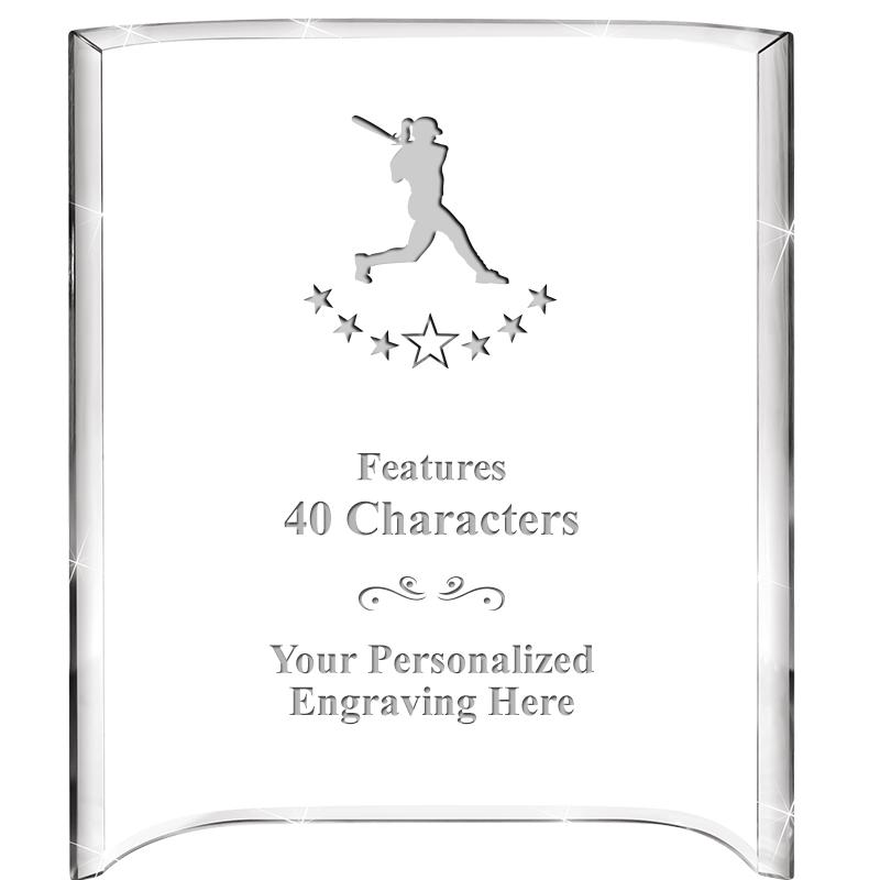 5"X 7" VERTICAL CURVA ACRYLIC