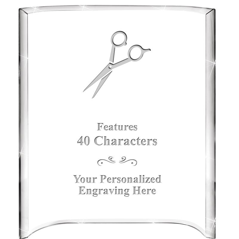 5"X 7" VERTICAL CURVA ACRYLIC