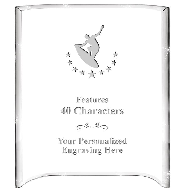 5"X 7" VERTICAL CURVA ACRYLIC