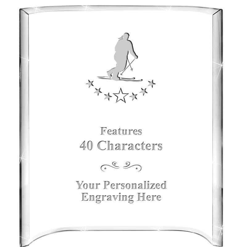 5"X 7" VERTICAL CURVA ACRYLIC