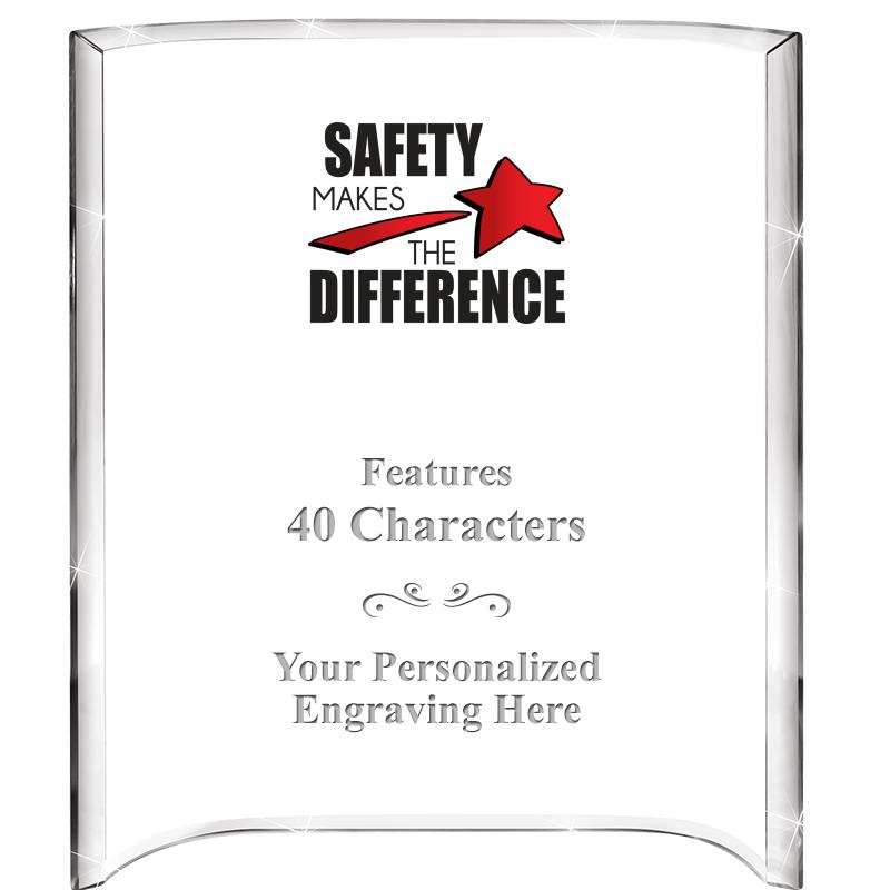 5"X 7" VERTICAL CURVA ACRYLIC