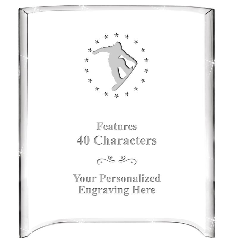 5"X 7" VERTICAL CURVA ACRYLIC