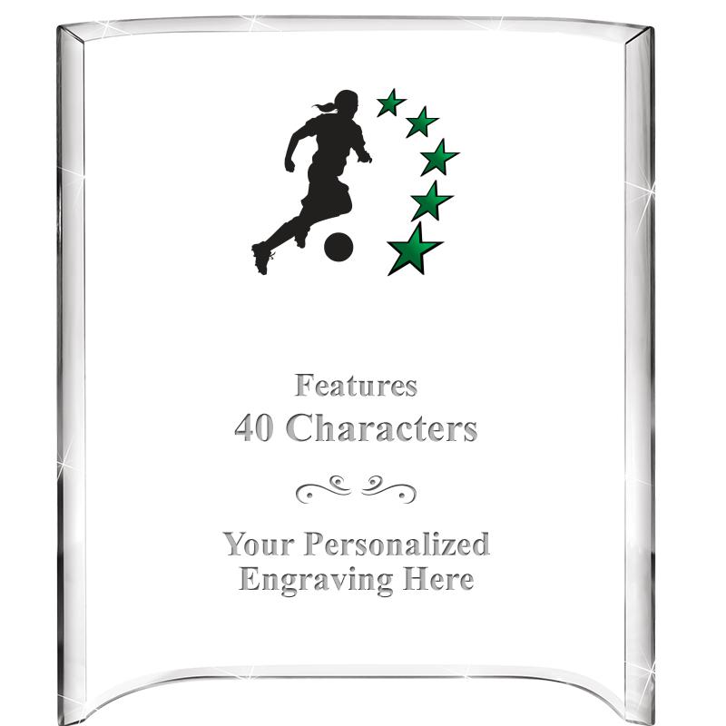 5"X 7" VERTICAL CURVA ACRYLIC