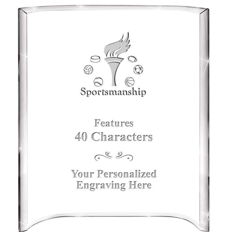 5"X 7" VERTICAL CURVA ACRYLIC