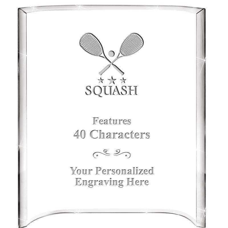 5"X 7" VERTICAL CURVA ACRYLIC