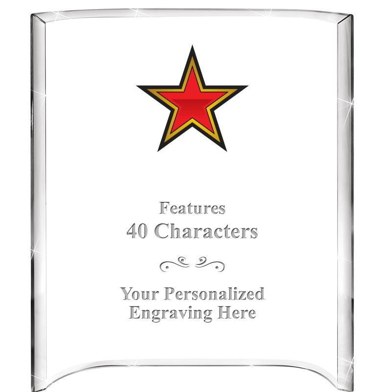 5"X 7" VERTICAL CURVA ACRYLIC