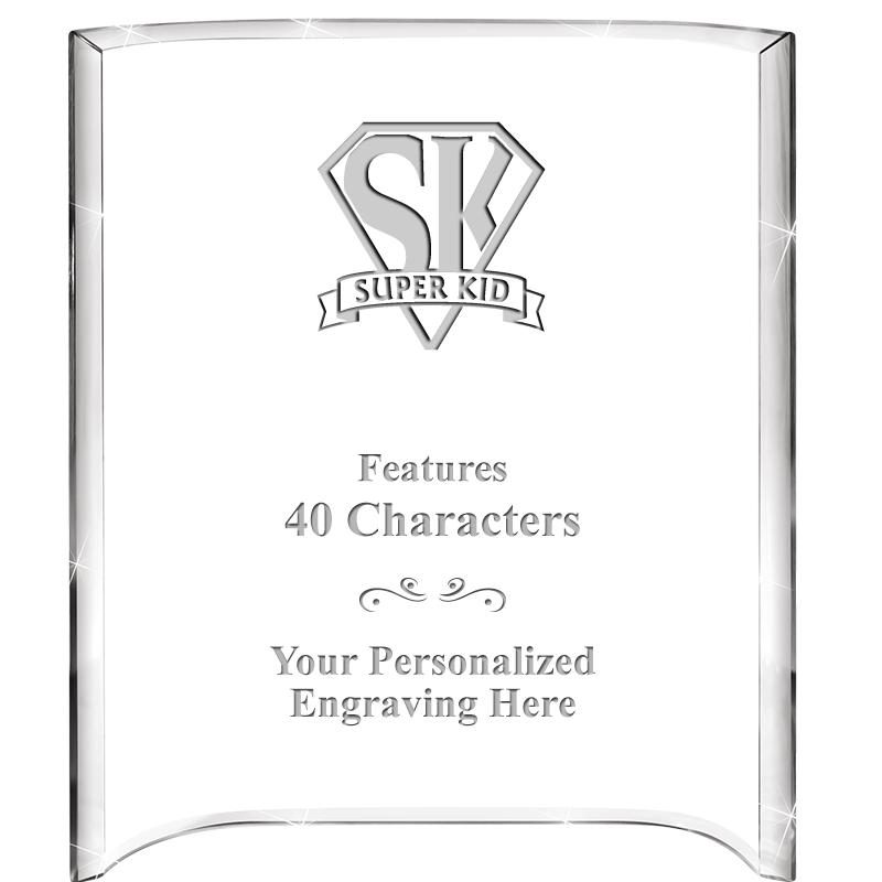 5"X 7" VERTICAL CURVA ACRYLIC