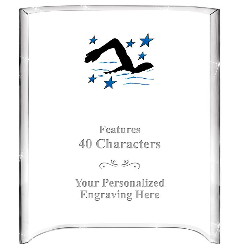 5"X 7" VERTICAL CURVA ACRYLIC