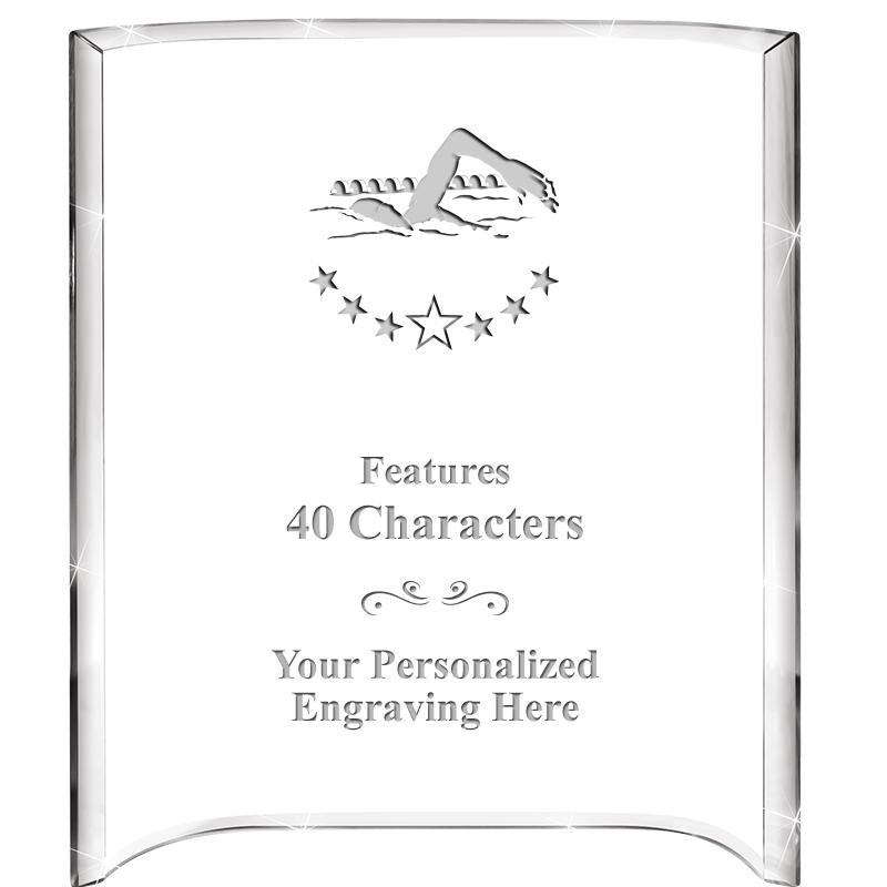 5"X 7" VERTICAL CURVA ACRYLIC