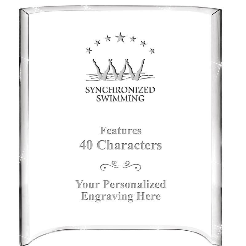 5"X 7" VERTICAL CURVA ACRYLIC