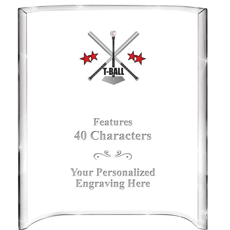 5"X 7" VERTICAL CURVA ACRYLIC