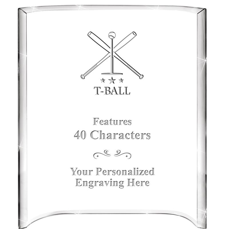 5"X 7" VERTICAL CURVA ACRYLIC