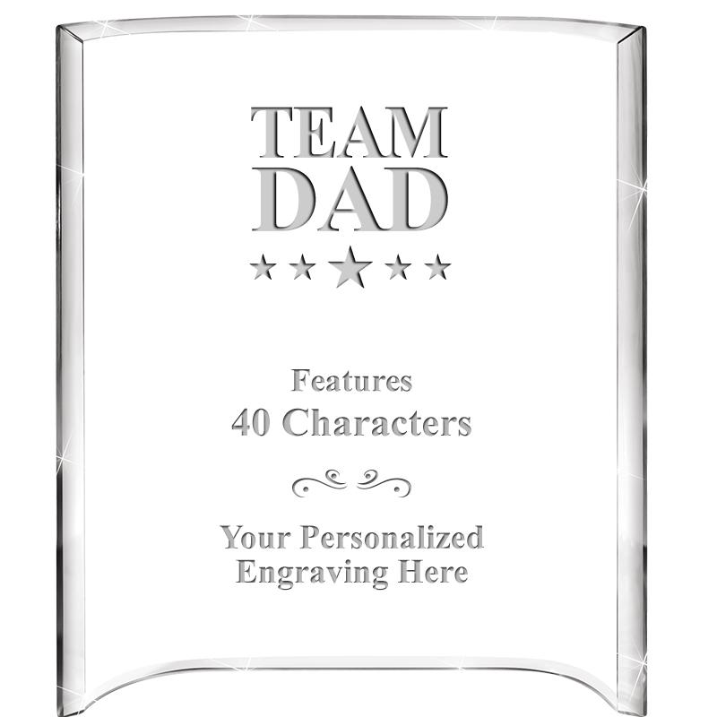 5"X 7" VERTICAL CURVA ACRYLIC