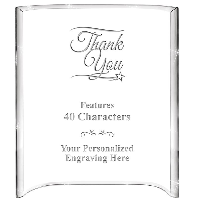 5"X 7" VERTICAL CURVA ACRYLIC