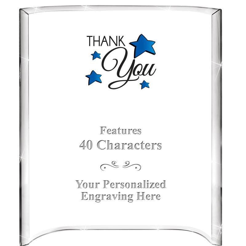 5"X 7" VERTICAL CURVA ACRYLIC