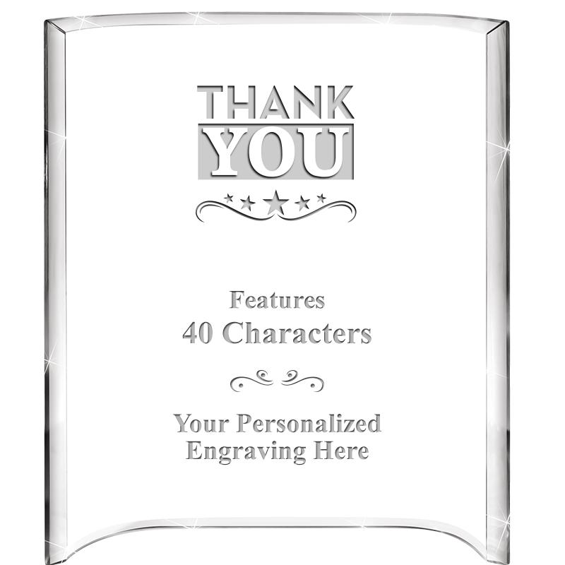 5"X 7" VERTICAL CURVA ACRYLIC