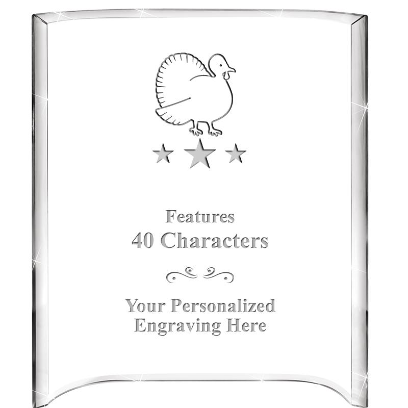 5"X 7" VERTICAL CURVA ACRYLIC