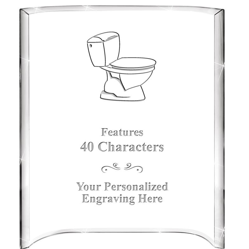 5"X 7" VERTICAL CURVA ACRYLIC