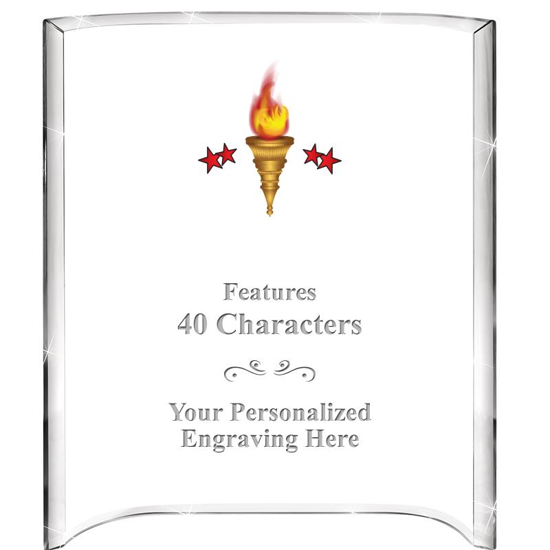 5"X 7" VERTICAL CURVA ACRYLIC