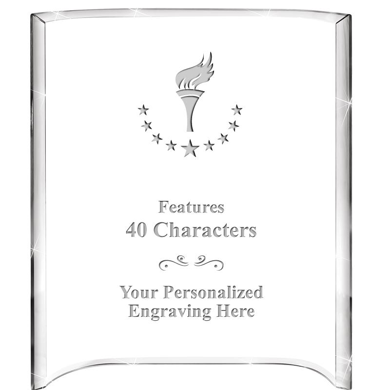 5"X 7" VERTICAL CURVA ACRYLIC