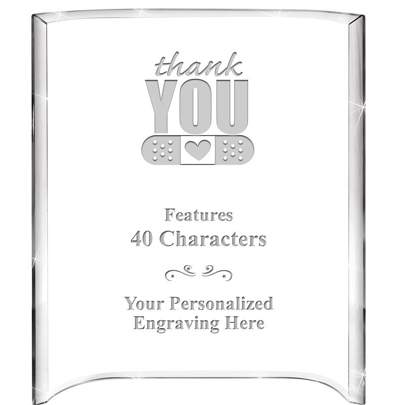 5"X 7" VERTICAL CURVA ACRYLIC