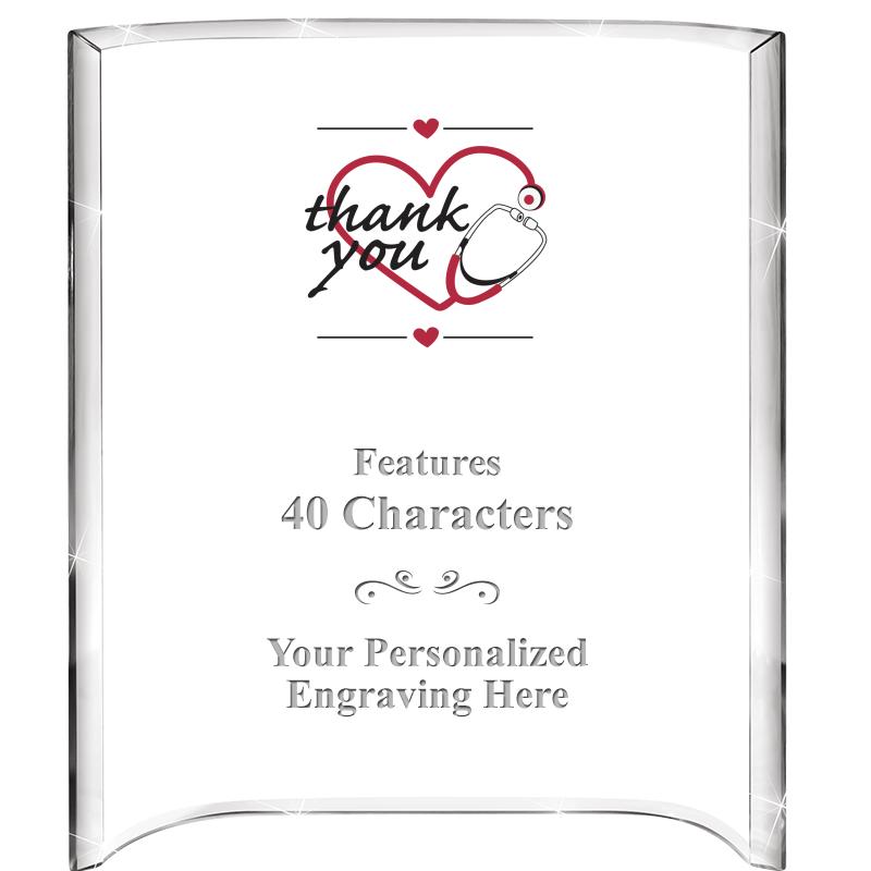 5"X 7" VERTICAL CURVA ACRYLIC