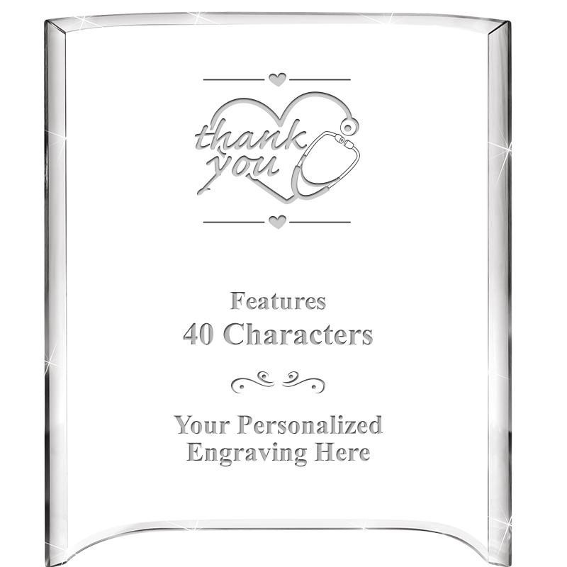 5"X 7" VERTICAL CURVA ACRYLIC