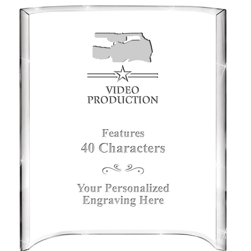 5"X 7" VERTICAL CURVA ACRYLIC