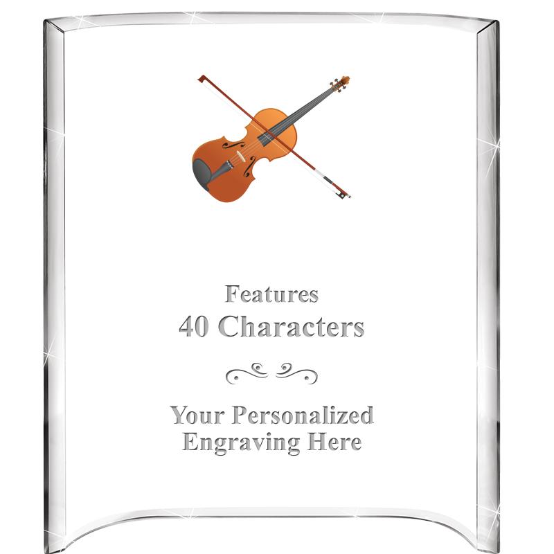 5"X 7" VERTICAL CURVA ACRYLIC