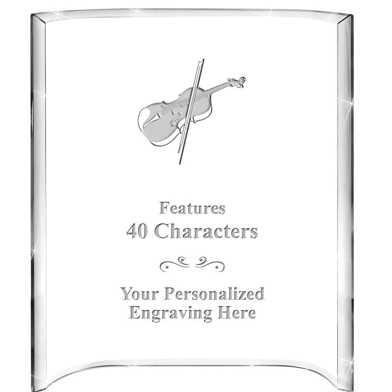 5"X 7" VERTICAL CURVA ACRYLIC