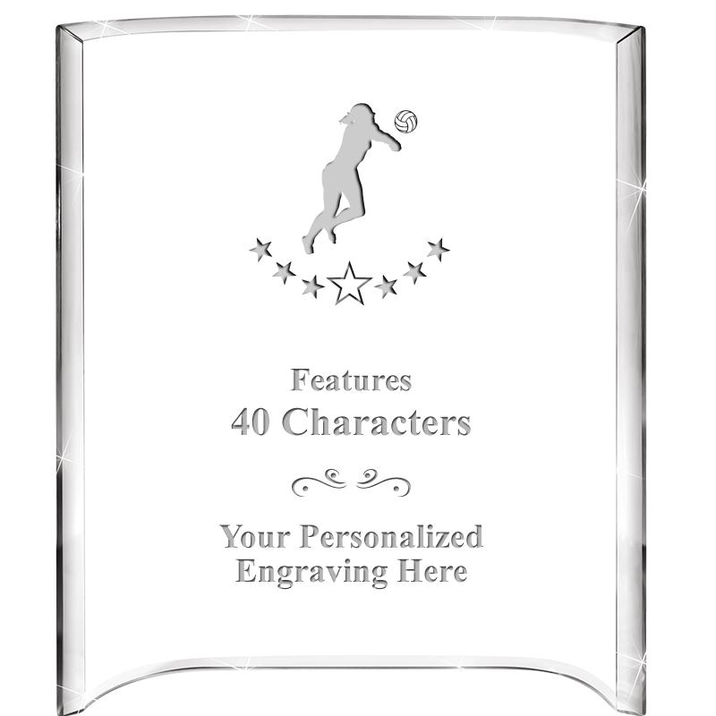 5"X 7" VERTICAL CURVA ACRYLIC