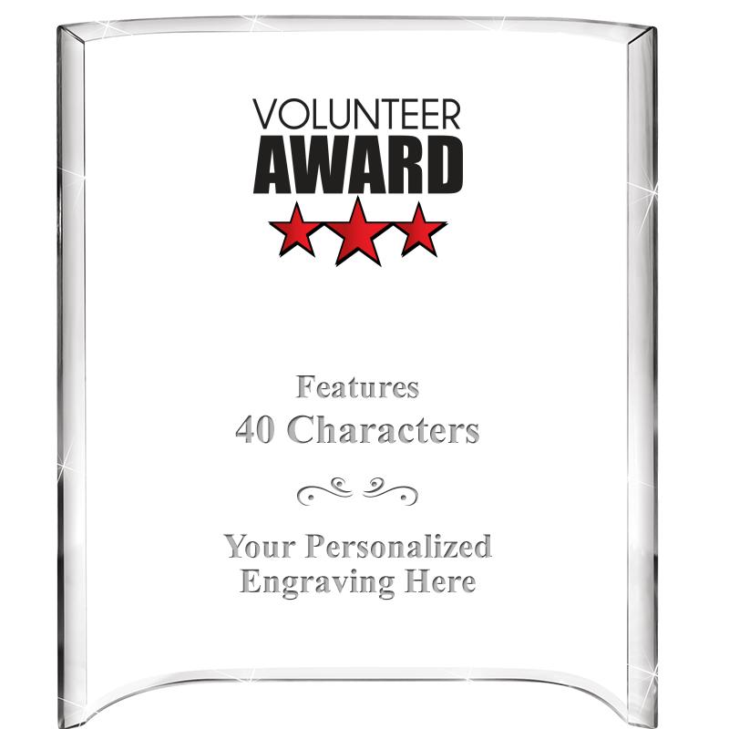 5"X 7" VERTICAL CURVA ACRYLIC