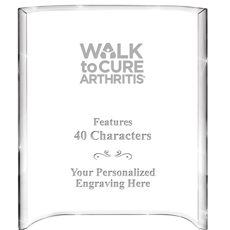 5"X 7" VERTICAL CURVA ACRYLIC