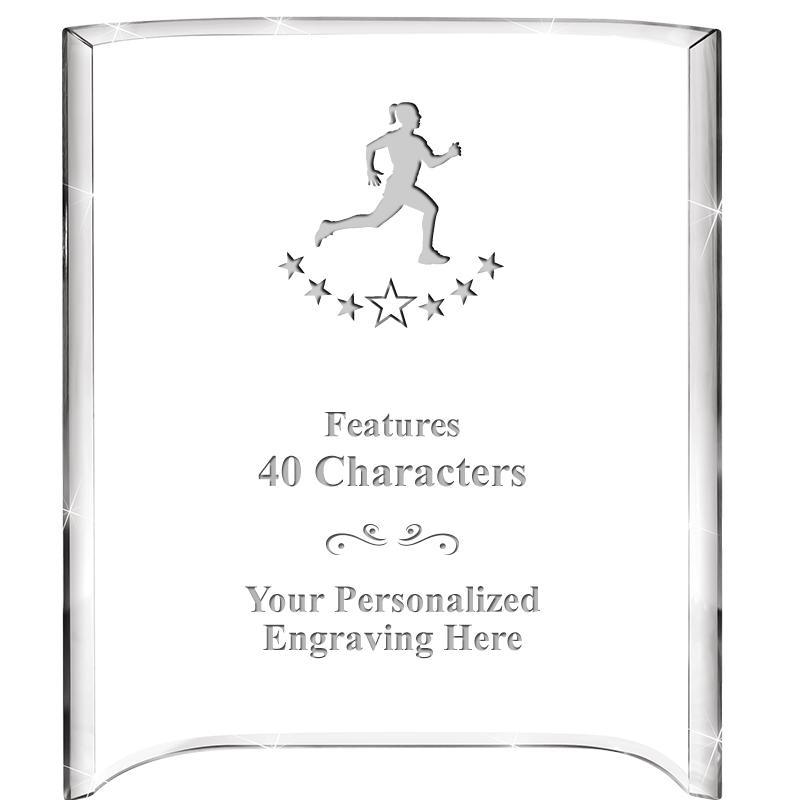 5"X 7" VERTICAL CURVA ACRYLIC