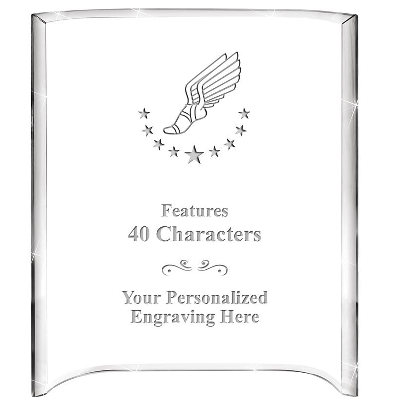 5"X 7" VERTICAL CURVA ACRYLIC