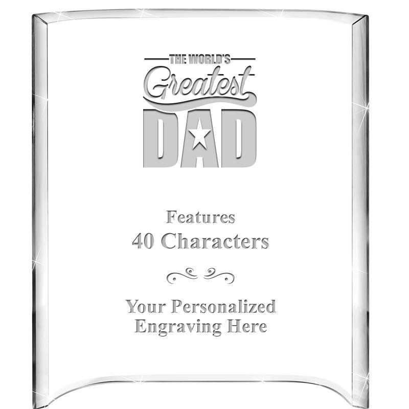 5"X 7" VERTICAL CURVA ACRYLIC