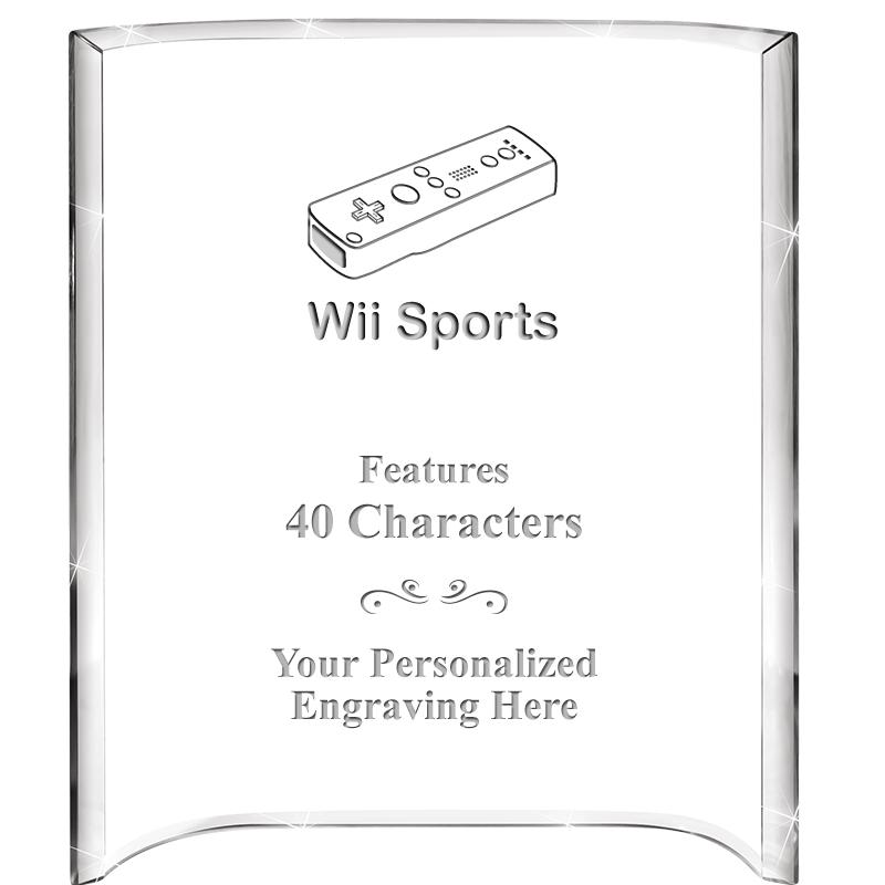 5"X 7" VERTICAL CURVA ACRYLIC