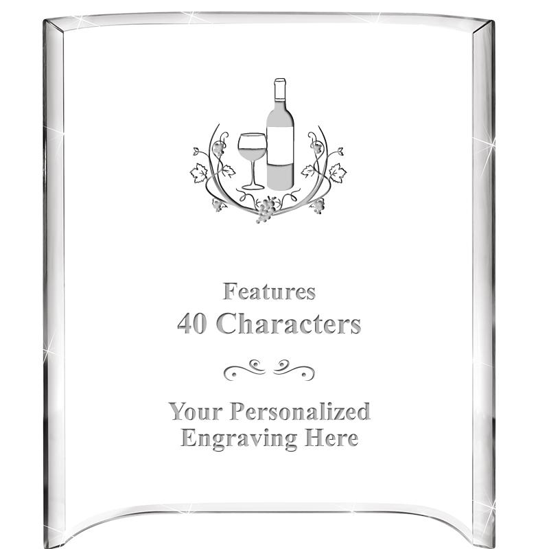 5"X 7" VERTICAL CURVA ACRYLIC