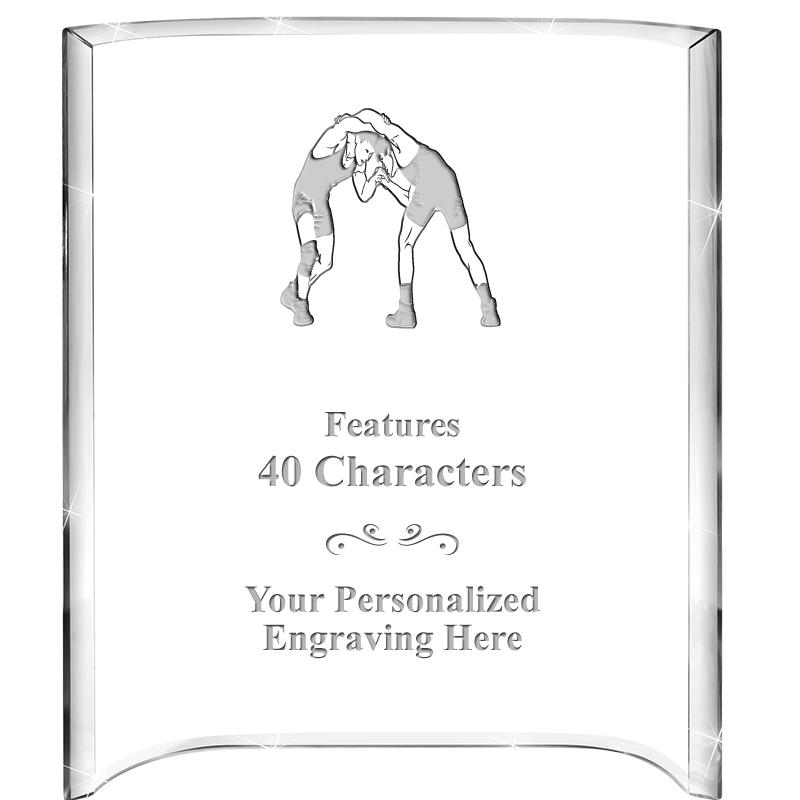 5"X 7" VERTICAL CURVA ACRYLIC