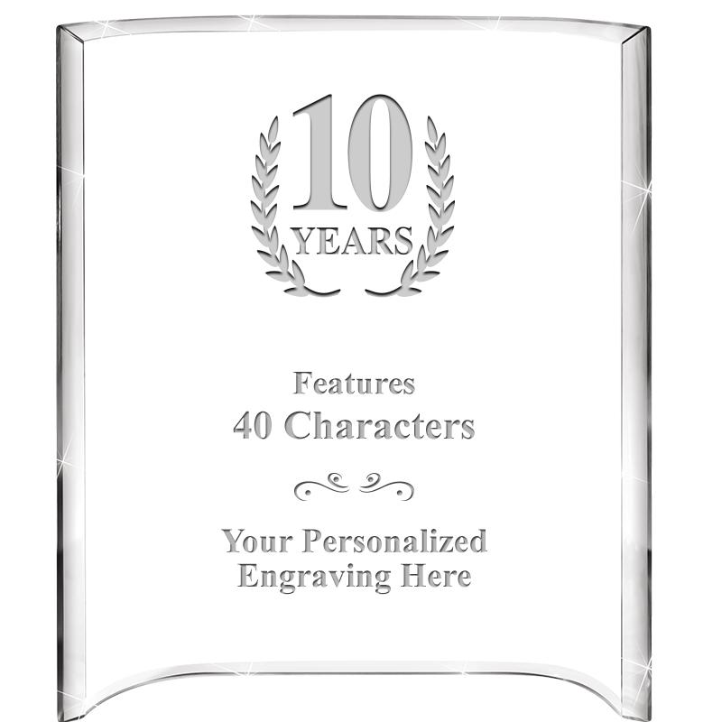 5"X 7" VERTICAL CURVA ACRYLIC