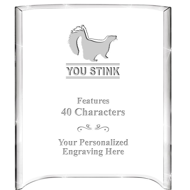 5"X 7" VERTICAL CURVA ACRYLIC