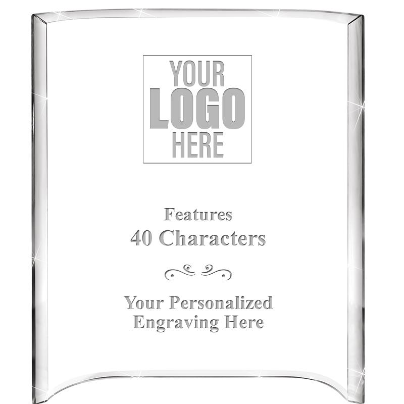 5"X 7" VERTICAL CURVA ACRYLIC