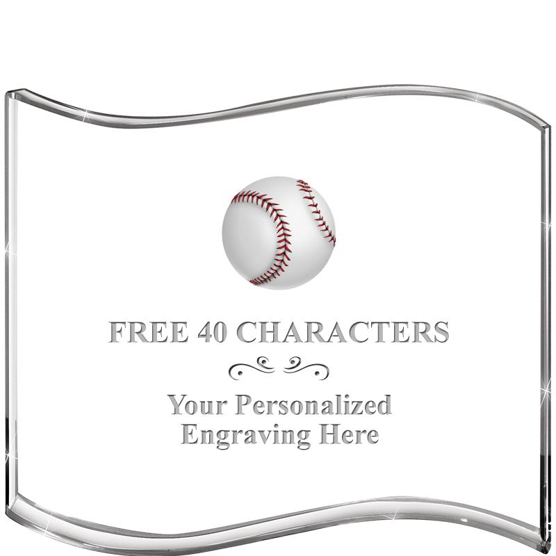 5" HANG TEN WAVE ACRYLIC HZTL